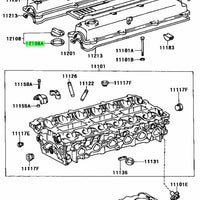 Toyota Genuine GASKET (FOR OIL FILLER CAP) 1JZ 2JZ 12195-20020