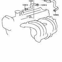 Toyota Genuine OEM 98-05 Altezza SXE10 Ventilation Hose No.2 12262-88570