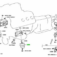 Lexus Genuine Engine mount for 2URGSE ISF/RCF/GSF 12361-38320