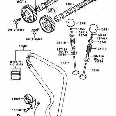TOYOTA Genuine OEM CHAIN TENSIONER - AE111 13540-16010