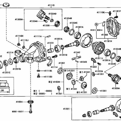 Toyota Genuine OEM JZX100 Chaser Rear Diff Bushing - 41651-22060
