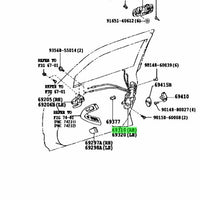 Toyota Genuine LOCK ASSY, FRONT DOOR, RH 69030-30870
