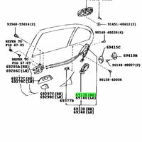 Toyota Genuine Rear Door Lock Actuator Assembly Right Hand for 2001-2003 Toyota Prius 69130-30110