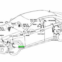 Lexus Genuine OEM ABS WHEELS SPEED Sensor GS300, GS350, GS430, GS450h, GS460, IS250, IS350 89542-30260