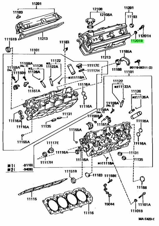 TOYOTA Genuine OEM 2JZ Cam Cover Bolt Washer - 90210-07001 (1 pc ONLY)