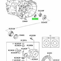 Toyota GR Yaris GXPA16 OEM Front Transaxle Case Oil Seal 90311-30017