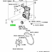 Toyota Genuine 4AGE crankshaft seal 90311-35040