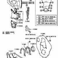 Toyota Genuine OEM SEAL, OIL(FOR CAMSHAFT) 4AGE 90311-42015