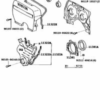 Toyota Genuine OEM Genuine OEM 2JZ Cam Seals (Pair) - 90311-40020