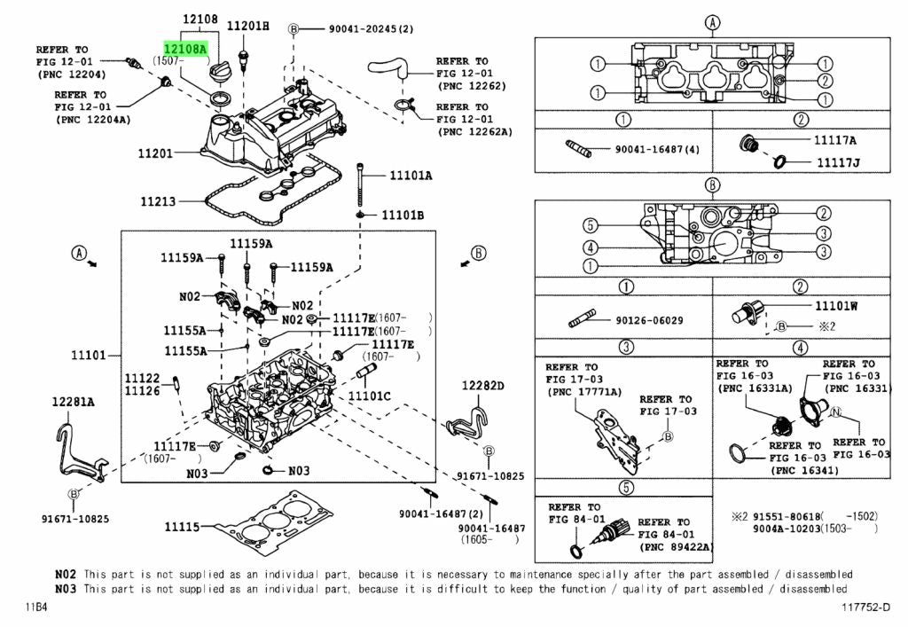 Toyota OEM Genuine GASKET(FOR OIL FILLER CAP) 90430-37140