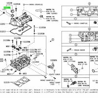 Toyota OEM Genuine GASKET(FOR OIL FILLER CAP) 90430-37140