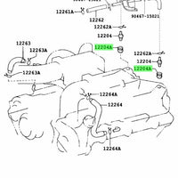 Toyota Genuine OEM 2JZ PCV Grommet - 90480-18001