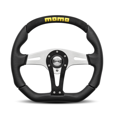 MOMO Trek Black Leather Alcantara 350mm Steering Wheel - 11102935111R