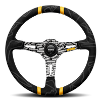 MOMO ULTRA Black 350mm Steering Wheel - VULTRABLK350R