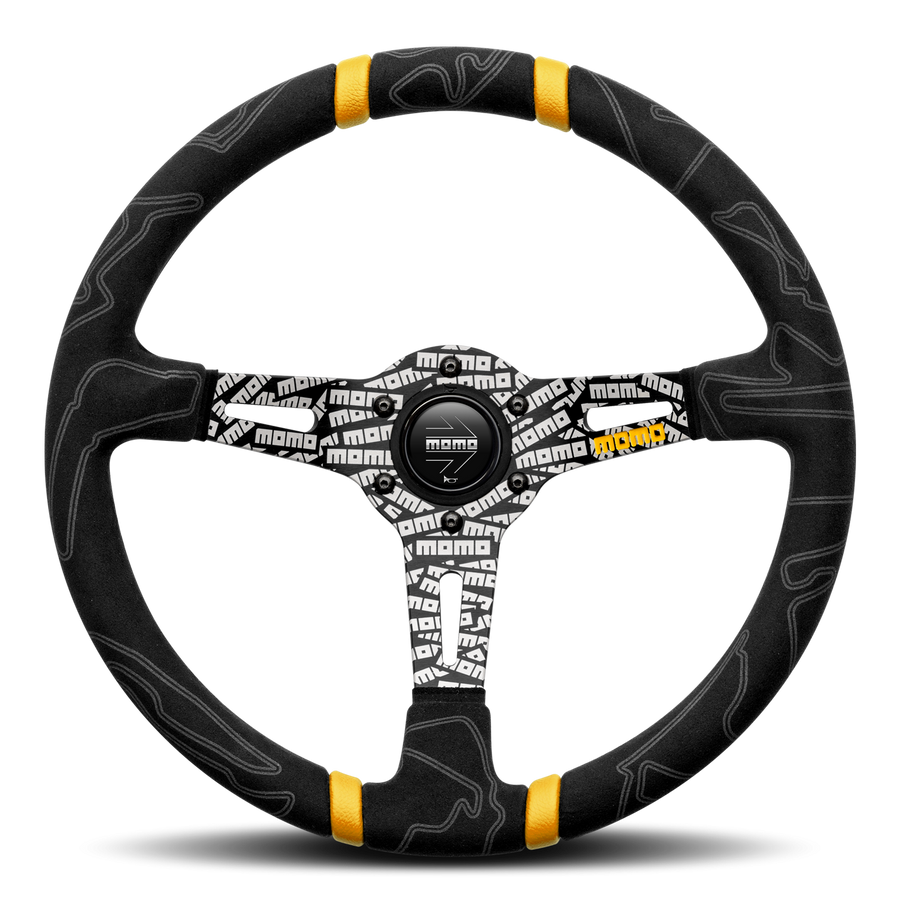 MOMO ULTRA Black 350mm Steering Wheel - VULTRABLK350R