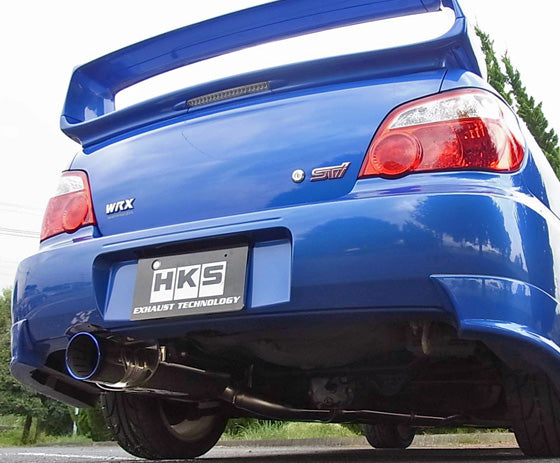 HKS Super Turbo Muffler EXHAUST For SUBARU IMPREZA GDB EJ20 TURBO 31029-AF002
